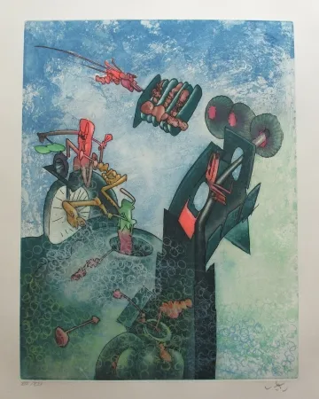 Ets En Aquatint Matta - Hom'mère - L'eautre (Planche 10)