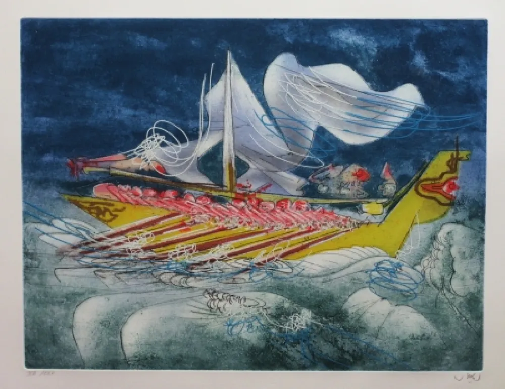 Ets En Aquatint Matta - Hom'mère - L'Eautre (planche 4)