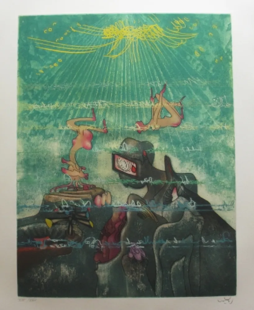 Ets En Aquatint Matta - Hom'mère - L'Eautre (planche 5)