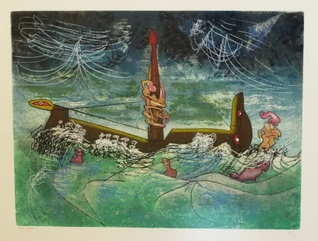 Ets En Aquatint Matta - Hom'mère - L'eautre (Planche 7)