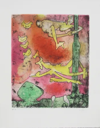 Ets En Aquatint Matta - Il se délivre