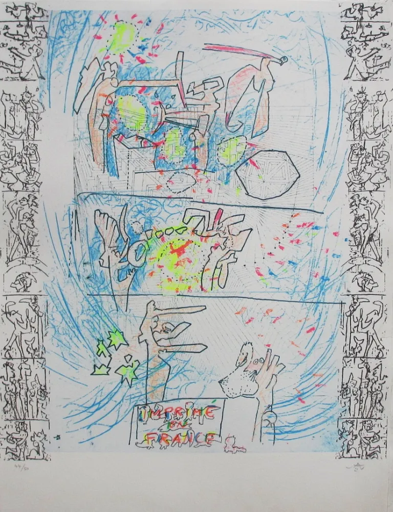 Zeefdruk Matta - Imprimé en France