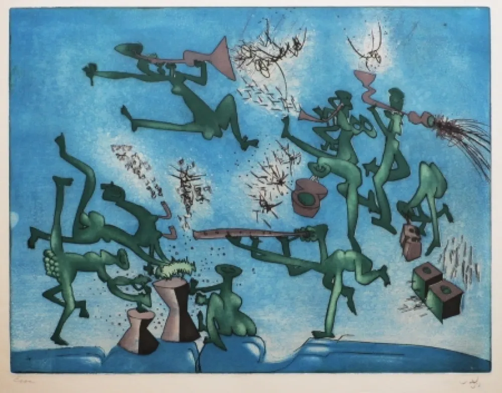 Ets En Aquatint Matta - Jazz Bande