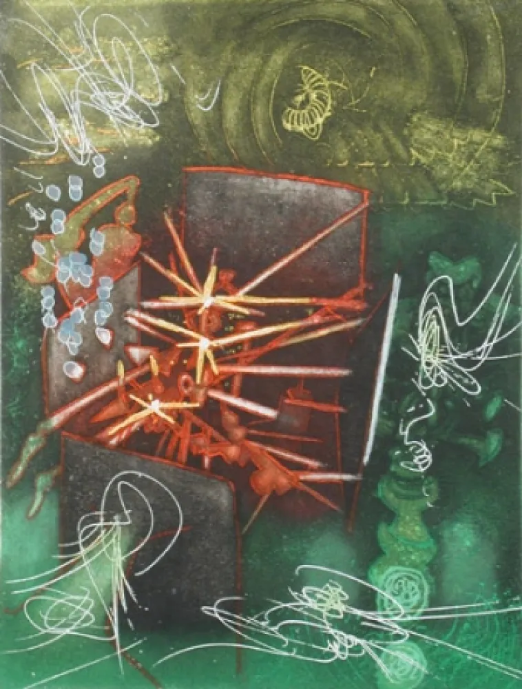 Ets En Aquatint Matta - Je Suis Intact