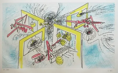 Ets En Aquatint Matta - La grande invariante