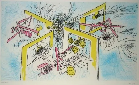 Ets En Aquatint Matta - La grande invariante