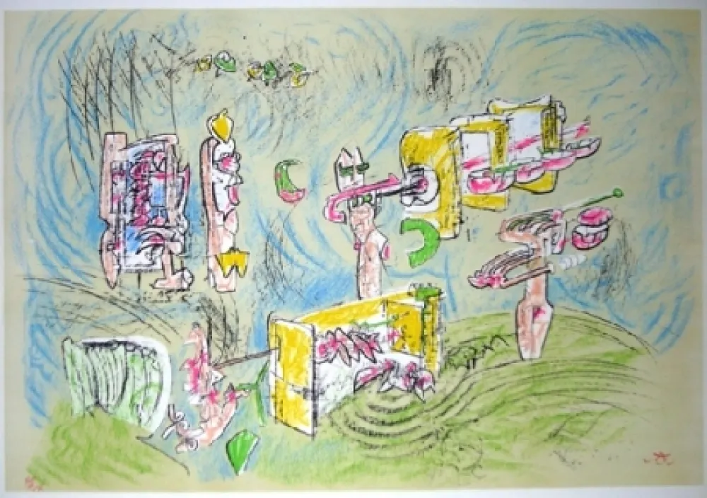 Lithografie Matta - La vitesse du sort