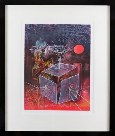 Ets En Aquatint Matta - L’ame est une Couronne 