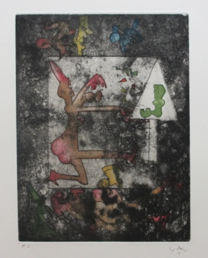 Ets En Aquatint Matta - L'Angle Mère