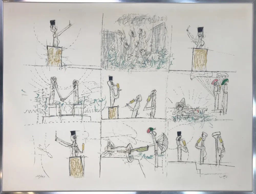 Lithografie Matta - L'ANTI PROCÉS