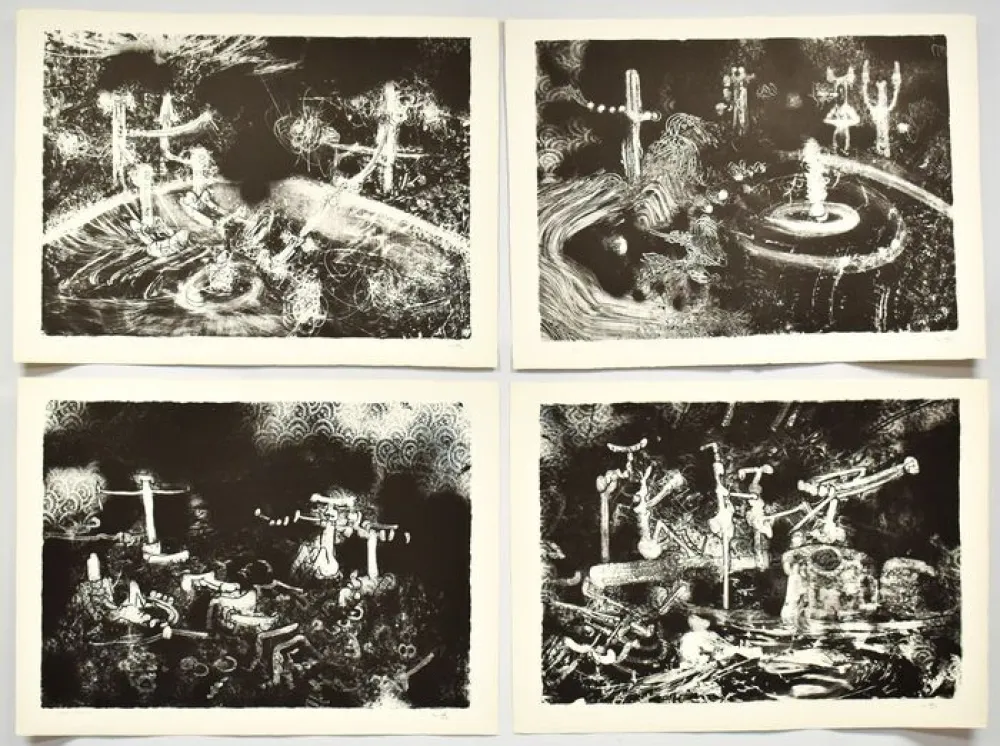 Lithografie Matta - Le acque d'arno