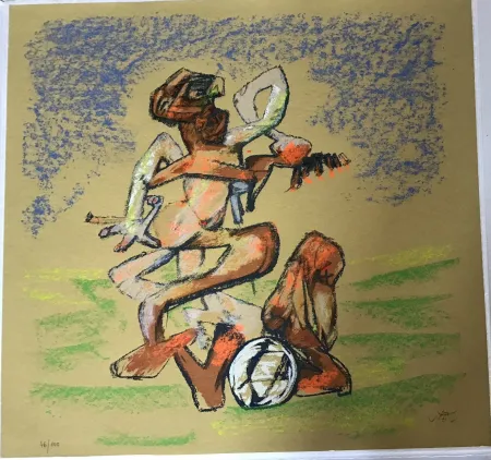 Lithografie Matta - Leonardanda Music Foot