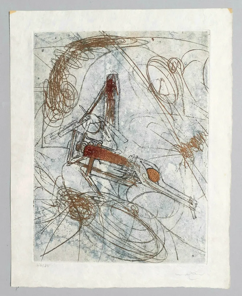 Aquatint Matta - Les Damnations