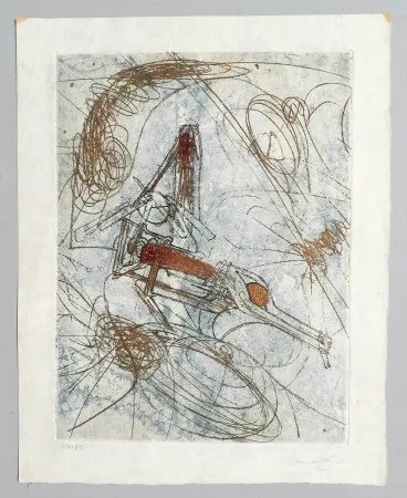 Aquatint Matta - Les Damnations