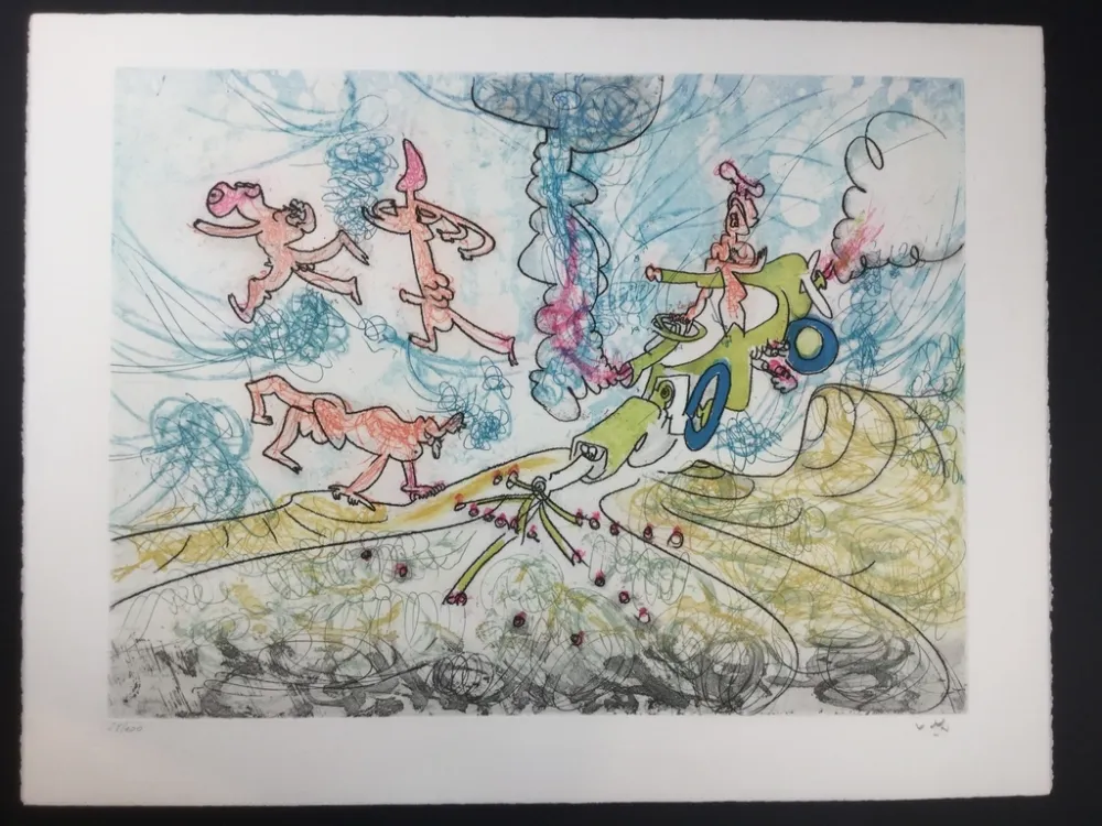 Ets En Aquatint Matta - Les Oh! Tomobiles 