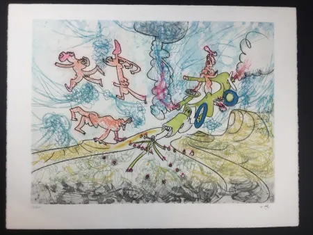 Ets En Aquatint Matta - Les Oh! Tomobiles 