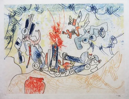 Ets En Aquatint Matta - Les Oh' Tomobiles (Planche 7)