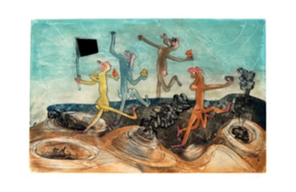 Lithografie Matta - Les suissides