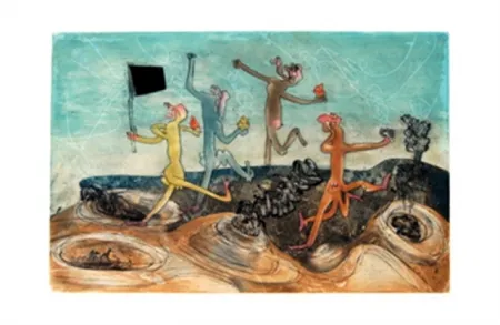 Lithografie Matta - Les suissides