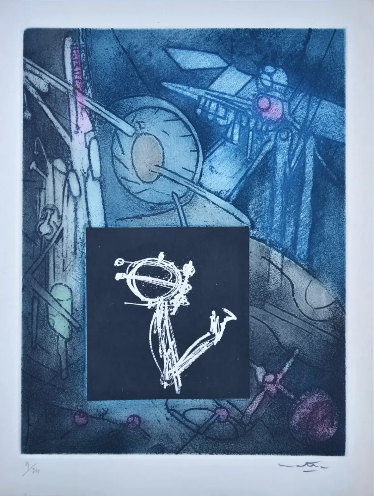 Ets En Aquatint Matta - Les Voix