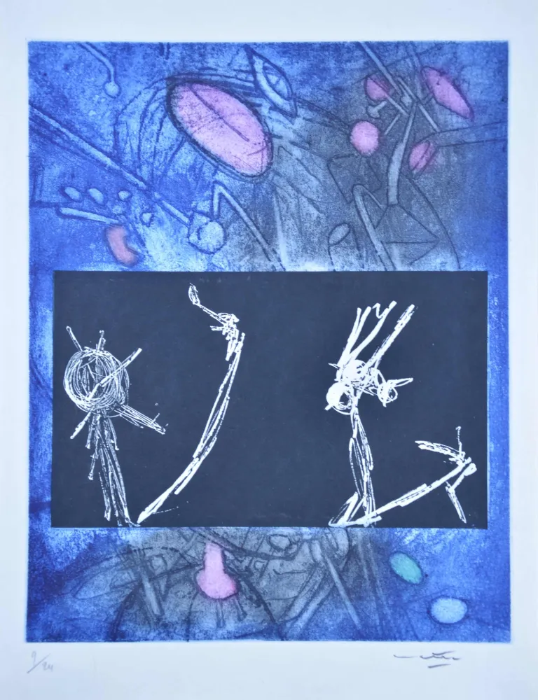 Ets En Aquatint Matta - Les Voix