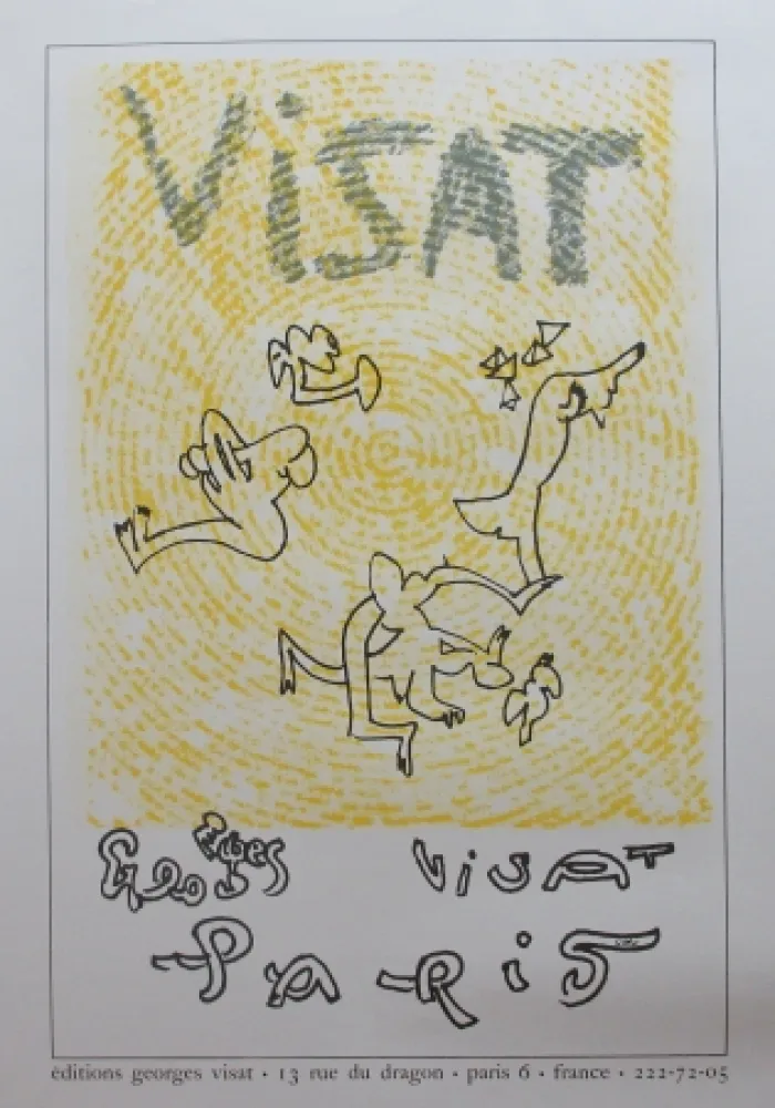 Lithografie Matta - Lithographie pour Visat