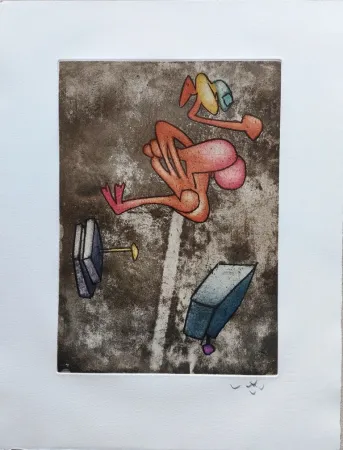 Ets En Aquatint Matta - Mots desserre freins