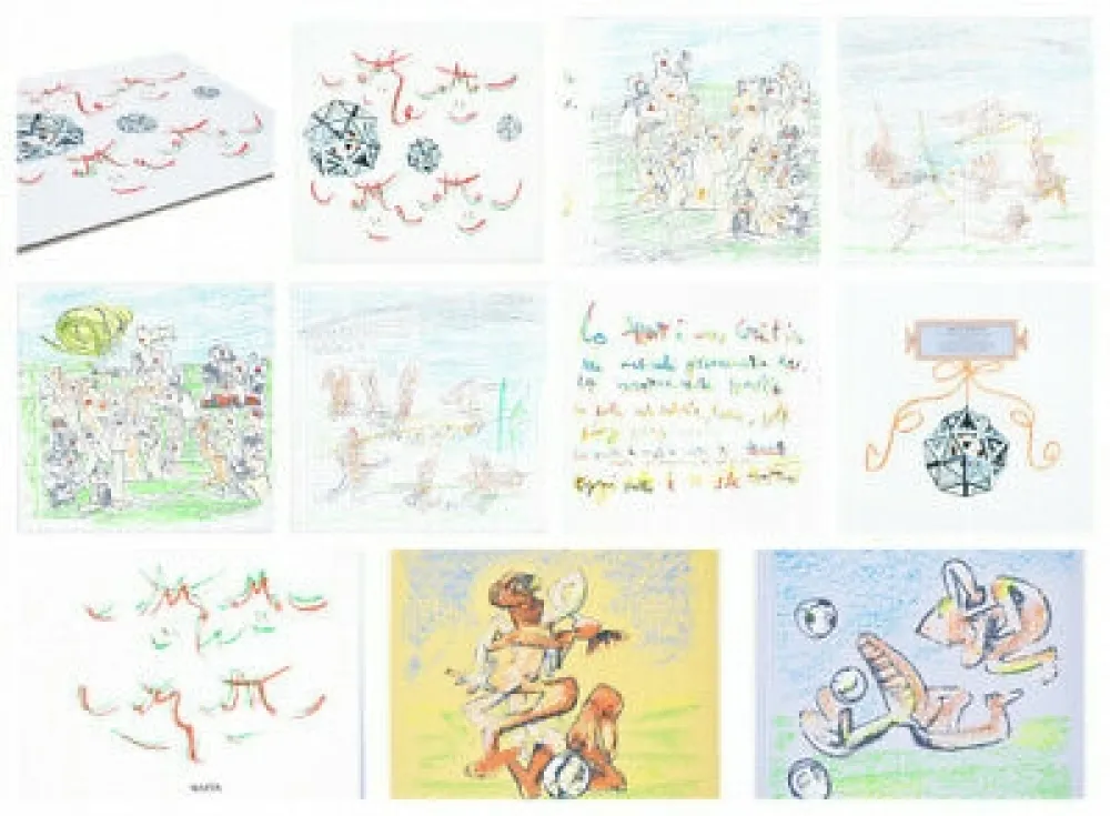 Lithografie Matta - Music Foot