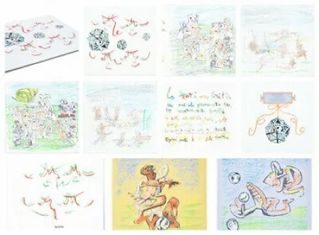 Lithografie Matta - Music Foot