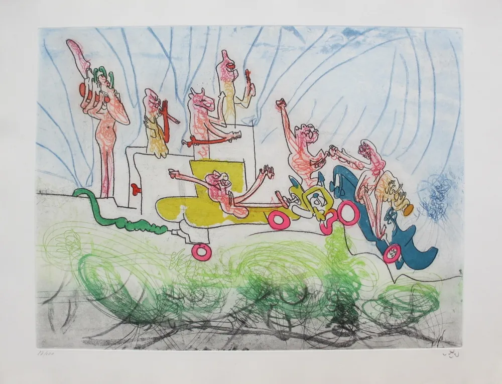 Ets En Aquatint Matta - Oh! Tomobiles