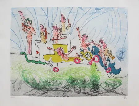 Ets En Aquatint Matta - Oh! Tomobiles