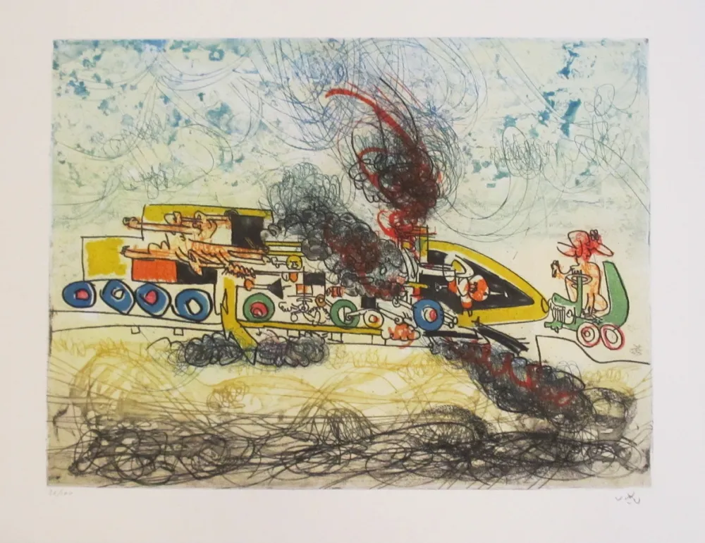 Ets En Aquatint Matta - Oh! Tomobiles