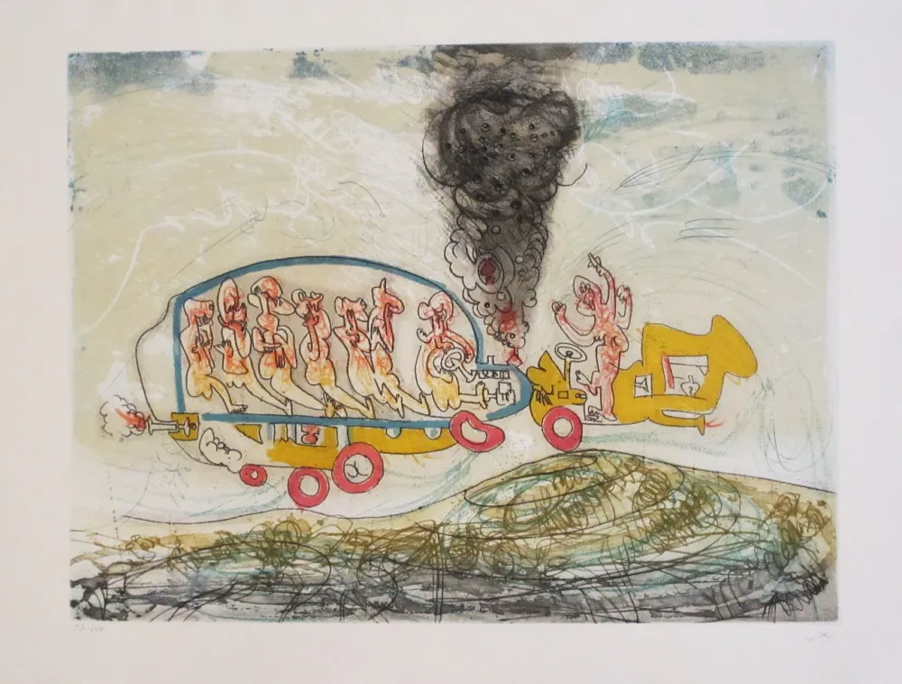 Ets En Aquatint Matta - Oh! Tomobiles