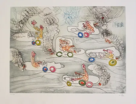 Ets En Aquatint Matta - Oh! Tomobiles