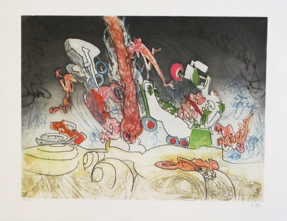 Ets En Aquatint Matta - Oh! Tomobiles