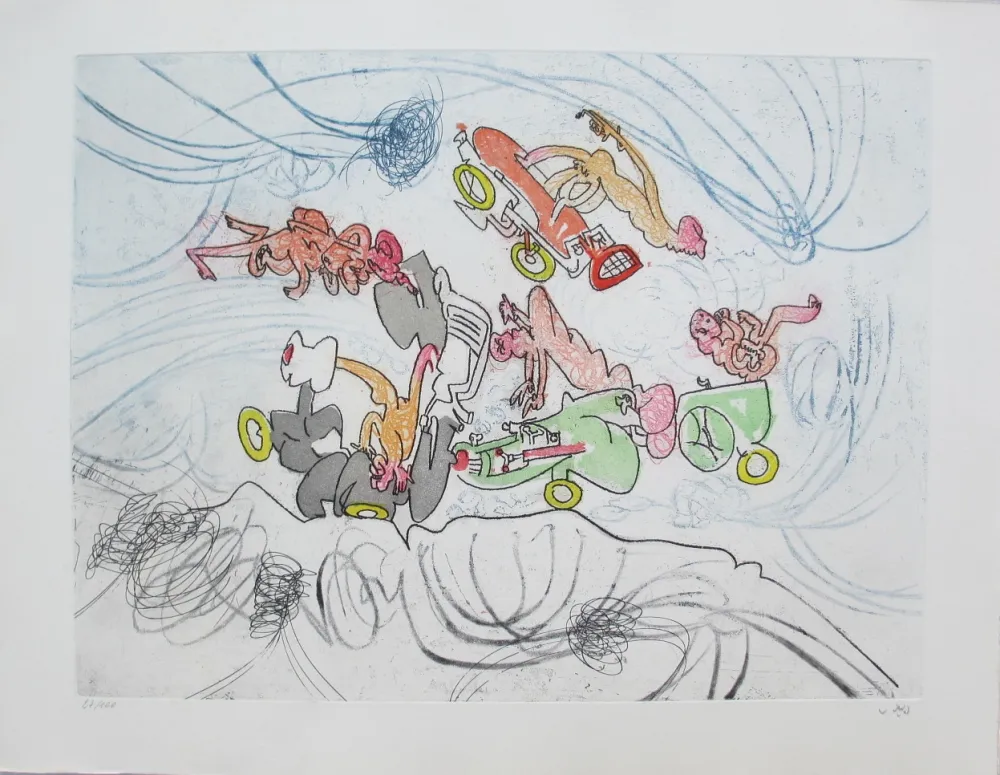 Ets En Aquatint Matta - Oh! Tomobiles