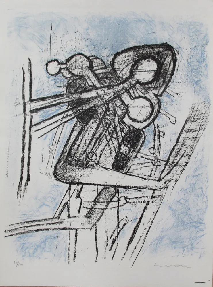 Lithografie Matta - Onze formes du doute