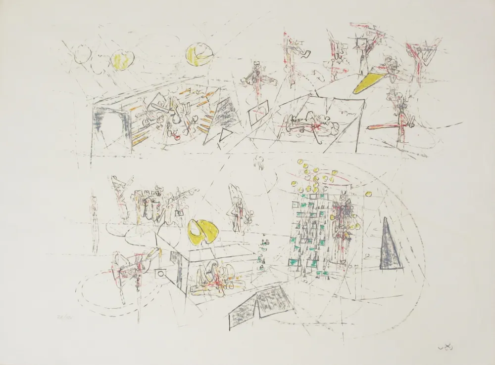 Lithografie Matta - Orbis Yeux