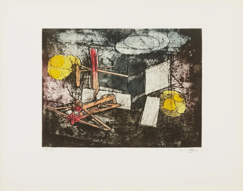 Ets En Aquatint Matta - Passage et sage du couple