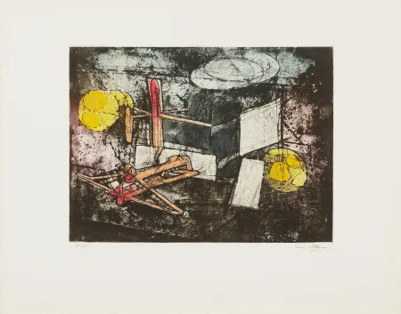 Ets En Aquatint Matta - Passage et sage du couple