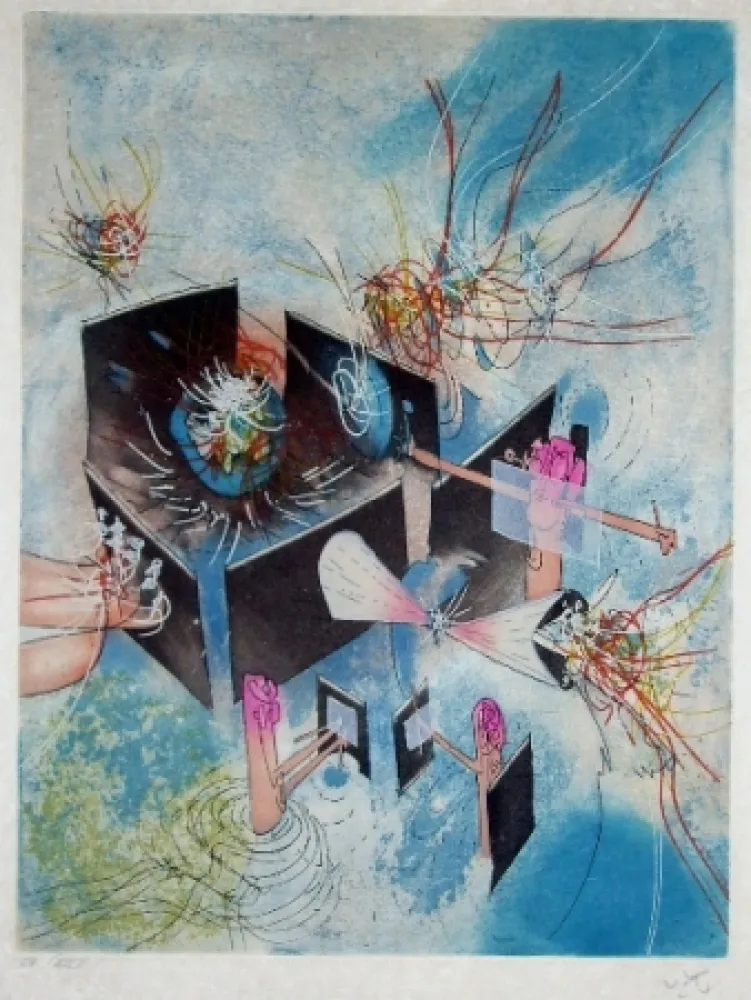 Ets En Aquatint Matta - Paterminant de l'Enfance