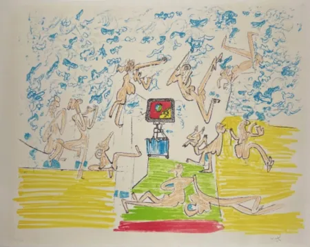 Lithografie Matta - Plate 6 from Fog Gog Magog