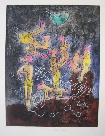 Ets En Aquatint Matta - Sans titre