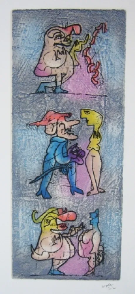 Ets En Aquatint Matta - Sans titre