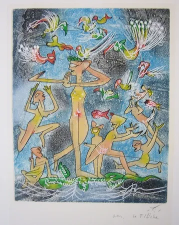 Ets En Aquatint Matta - Sans titre