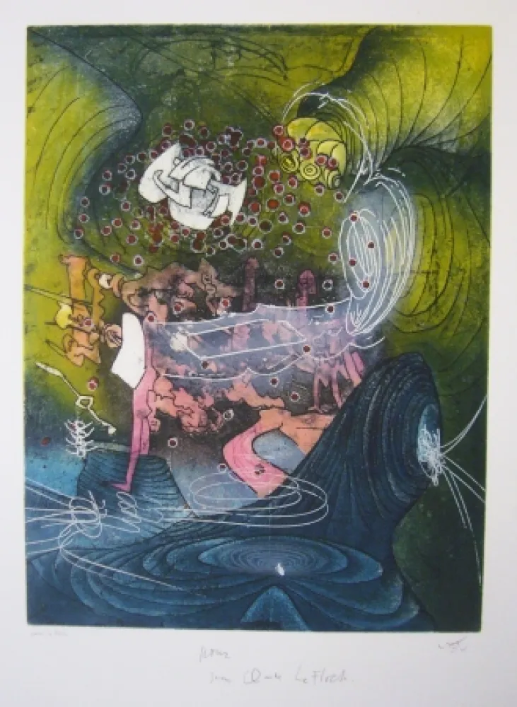 Ets En Aquatint Matta - Sans titre