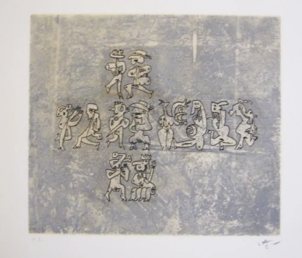 Ets En Aquatint Matta - Sans titre