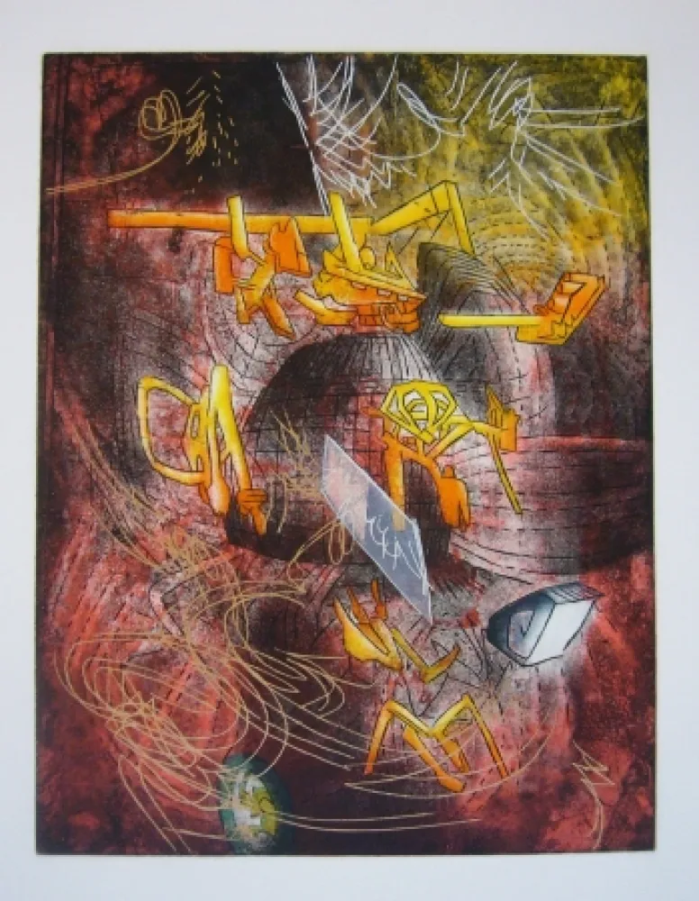 Ets En Aquatint Matta - Sans titre