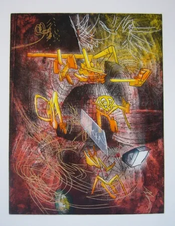 Ets En Aquatint Matta - Sans titre