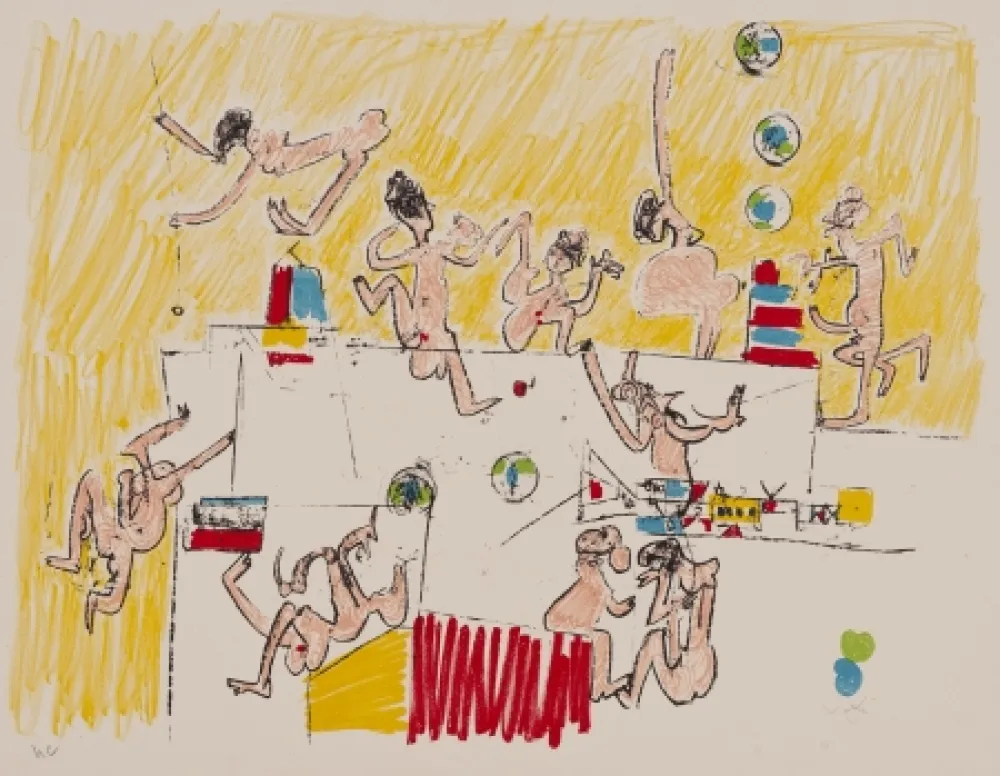 Lithografie Matta - Sans titre